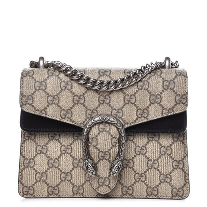 Gucci GG Supreme Monogram Mini Dionysus Shoulder Bag Black 1 of 12