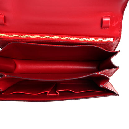Celine Goatskin Medium Classic Box Flap Bag Carmin 5 of 12