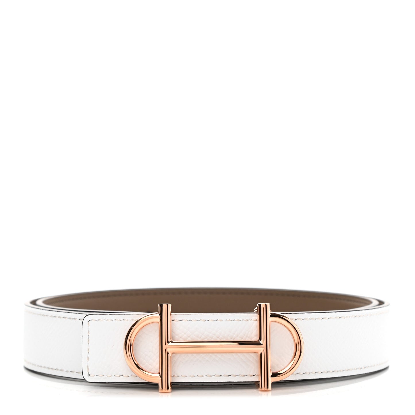 Epsom Swift 24mm Gamma Belt 80 Etoupe White