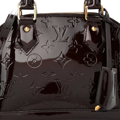 Louis Vuitton Vernis Alma BB Amarante 7 of 11