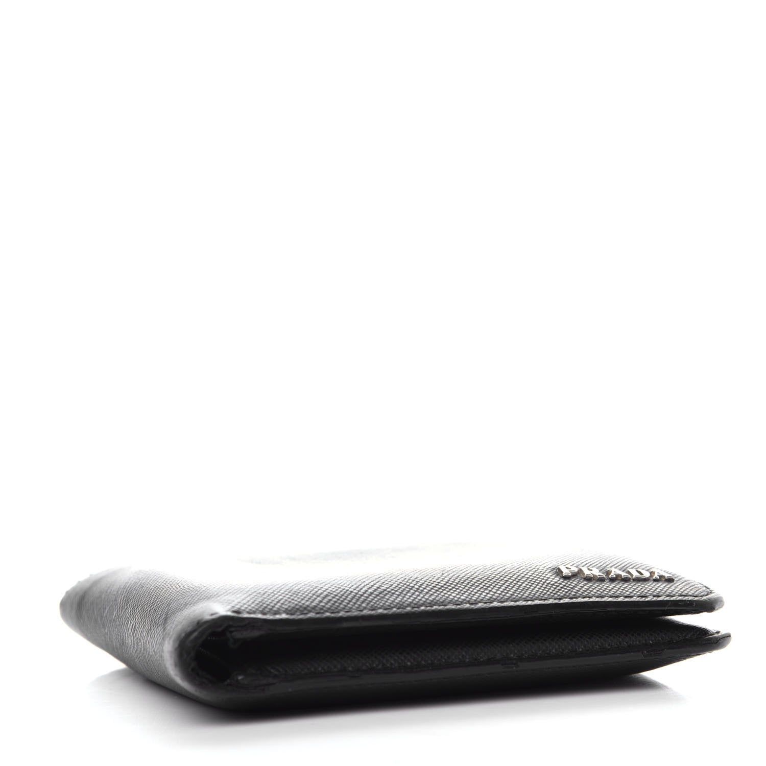 Prada Saffiano Bi-Fold Wallet Black 3 of 9