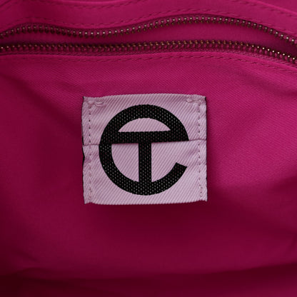 Telfar Patent Vegan Leather Medium Shopping Bag Pink 6 of 10