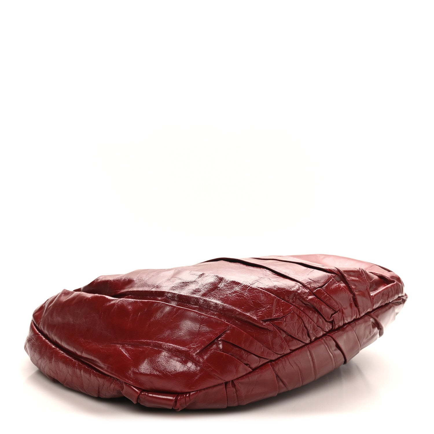 Chanel Glazed Calfskin Twisted Hobo Red 3 of 9