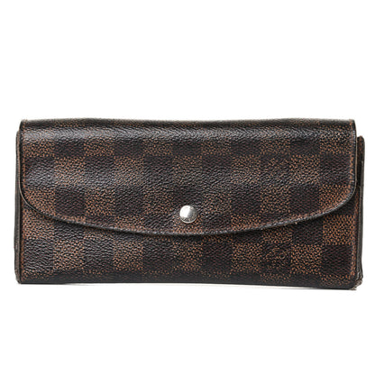 Louis Vuitton Damier Ebene Emilie Wallet 7 of 16