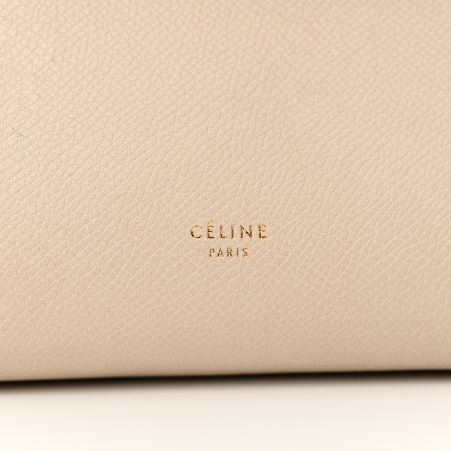 Grained Calfskin Micro Belt Bag Light Taupe