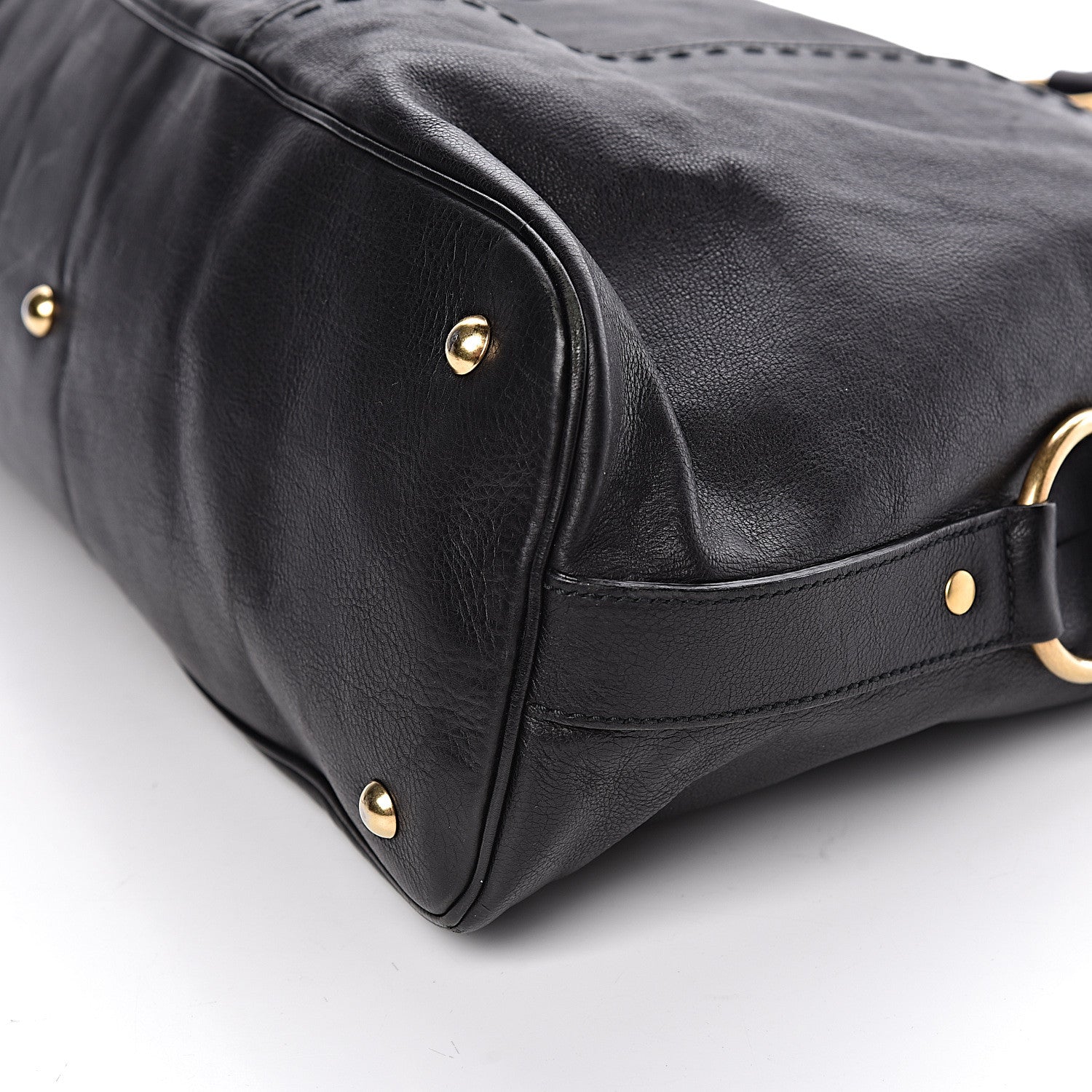 Saint Laurent Calfskin Oversized Muse Black 9 of 10