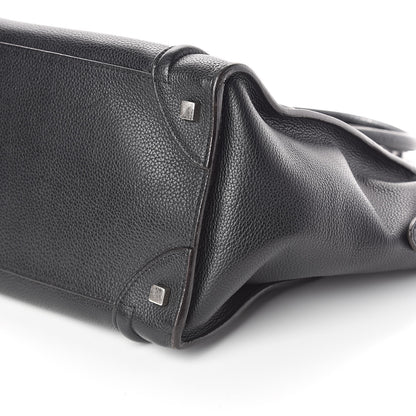 Celine Drummed Calfskin Mini Luggage Black 9 of 9