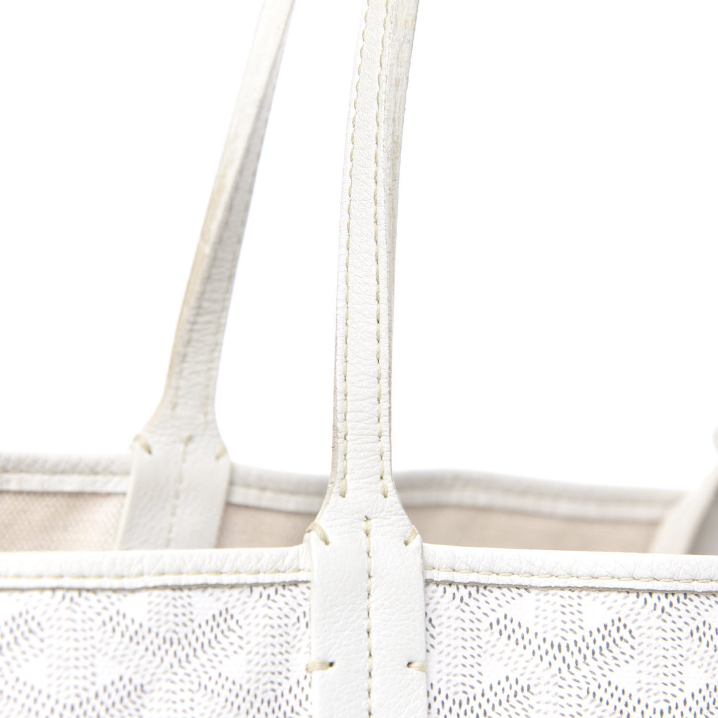 Goyardine Saint Louis PM White