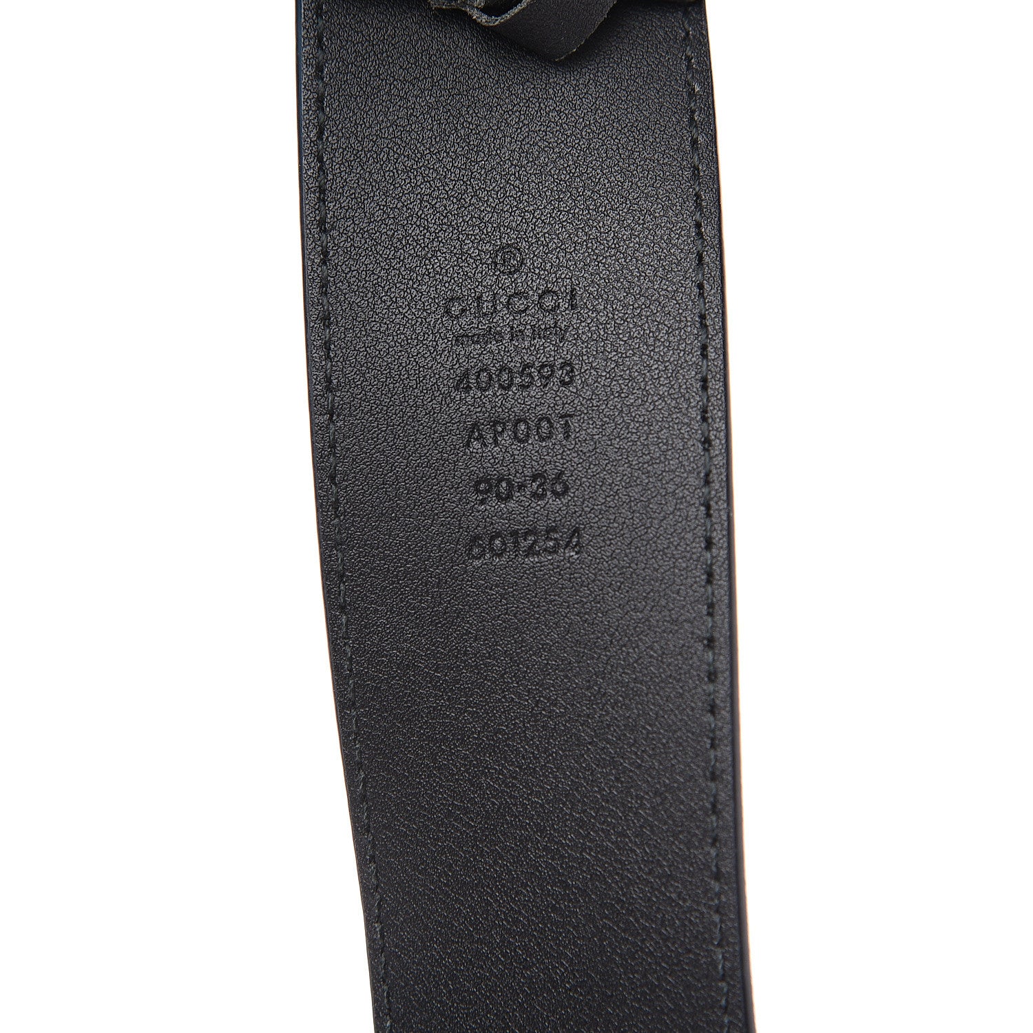 Gucci Calfskin Double G 40mm Belt 90 36 Black 5 of 6