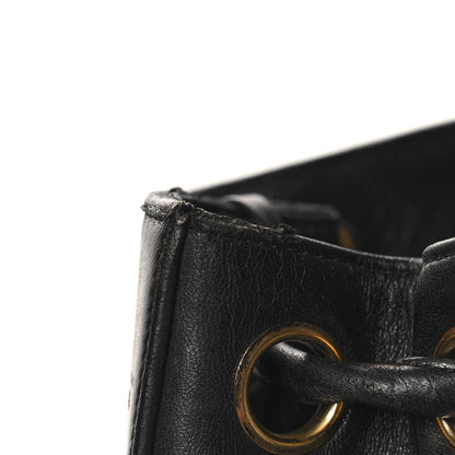 Chanel Lambskin Quilted CC Backpack Black 12 of 15