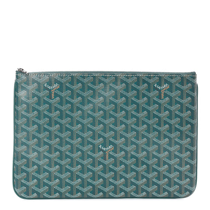 Goyard Goyardine Senat Pochette MM Green 1 of 7