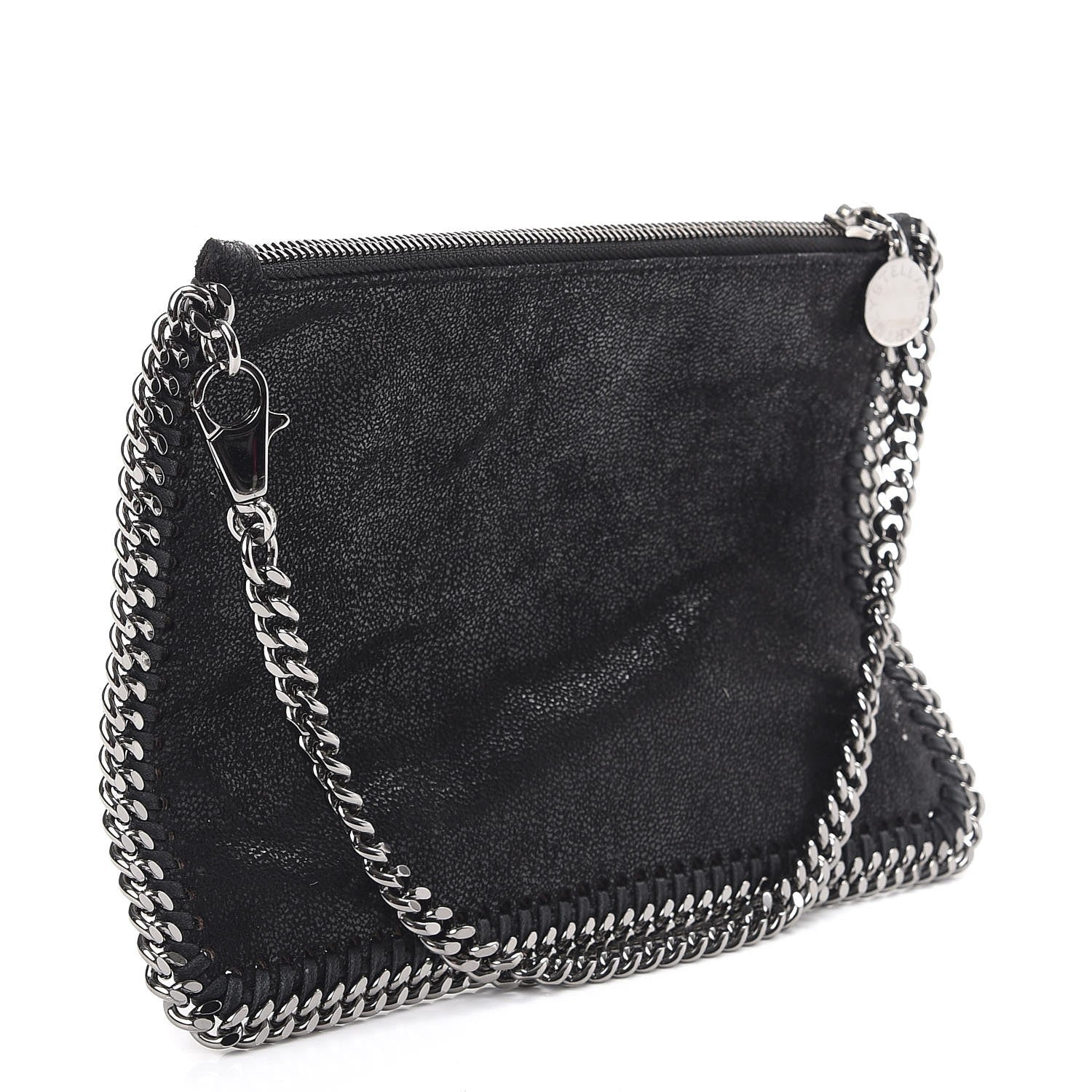 Stella McCartney Shaggy Deer Falabella Clutch Black 3 of 7