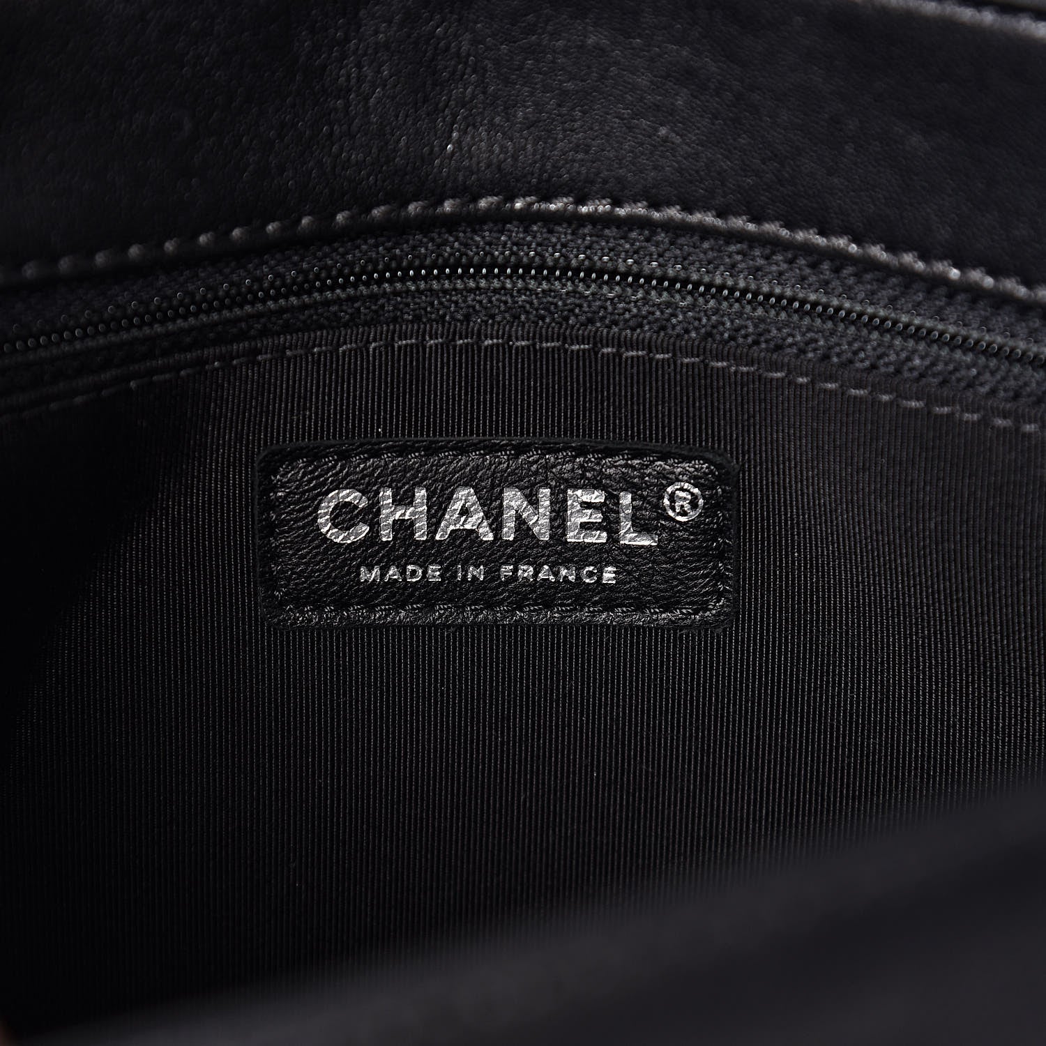 Chanel Sheepskin Quilted Vintage Mademoiselle Flap Black 6 of 10