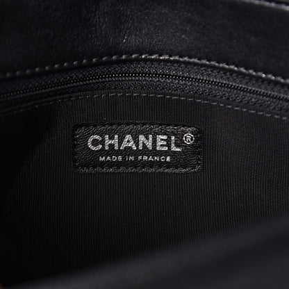 Chanel Sheepskin Quilted Vintage Mademoiselle Flap Black 6 of 10