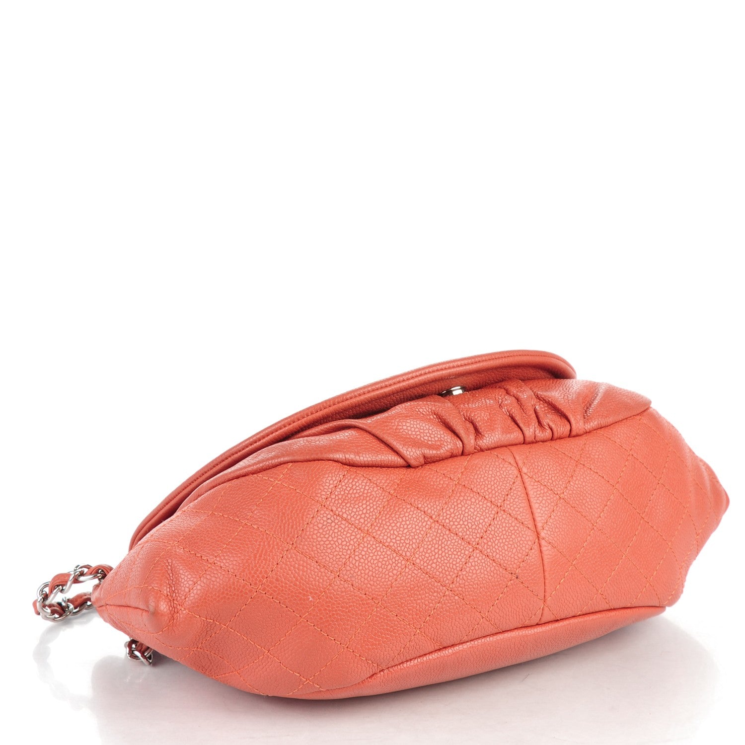 Chanel Caviar Half Moon Large Flap Pink 4 of 9