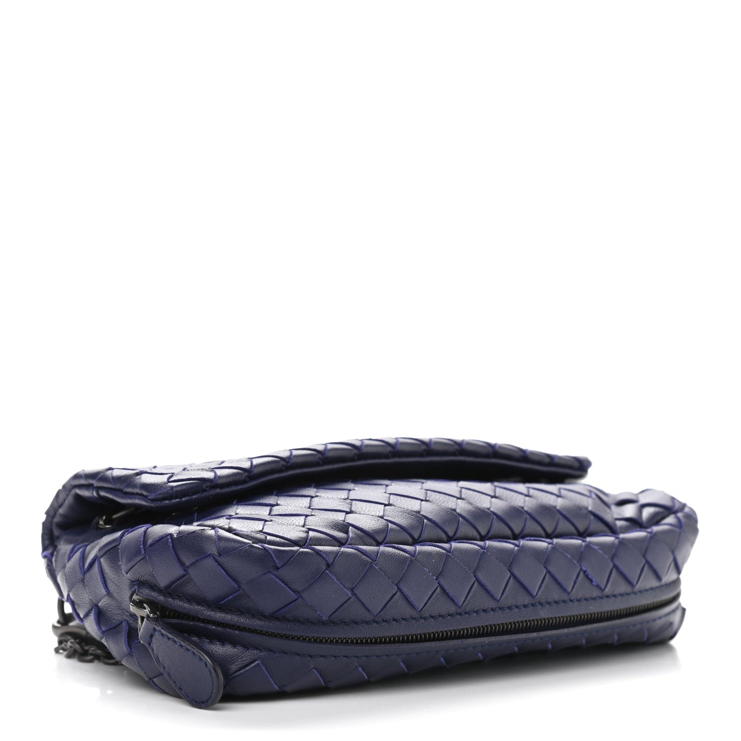 Bottega Veneta Nappa Intrecciato Small Chain Crossbody Atlantic 5 of 13