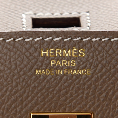 Hermes Epsom Birkin Sellier 25 Etoupe 24 of 35