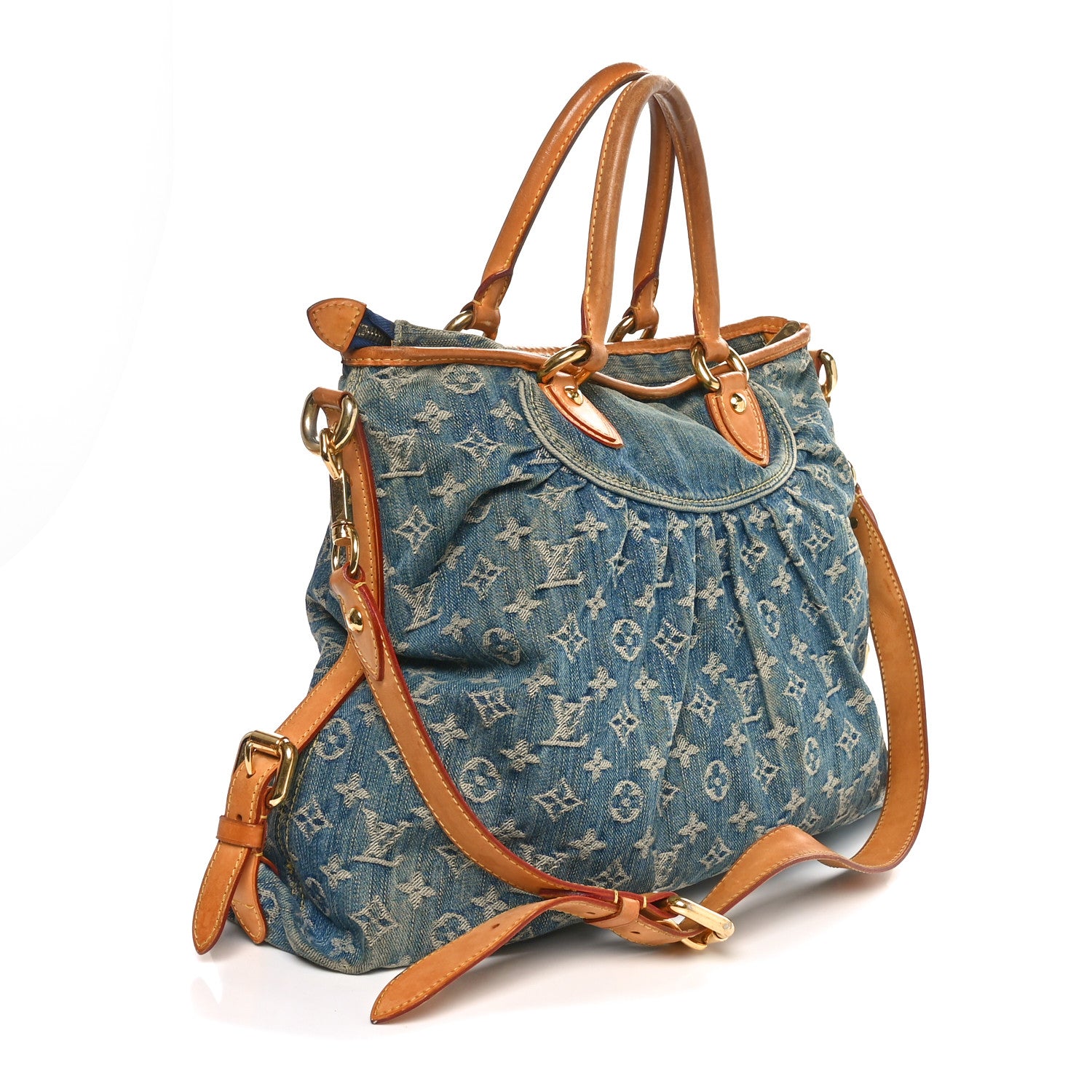 Louis Vuitton Denim Neo Cabby GM Blue 2 of 11