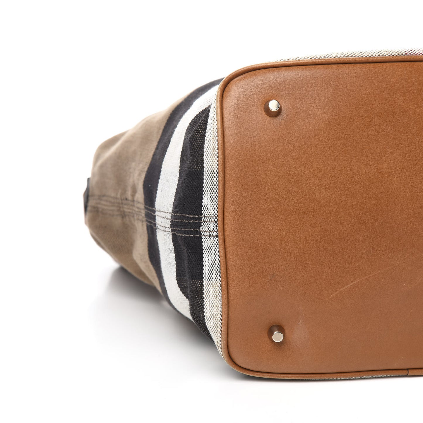 Canvas Mega Check Medium Ashby Hobo Saddle Brown