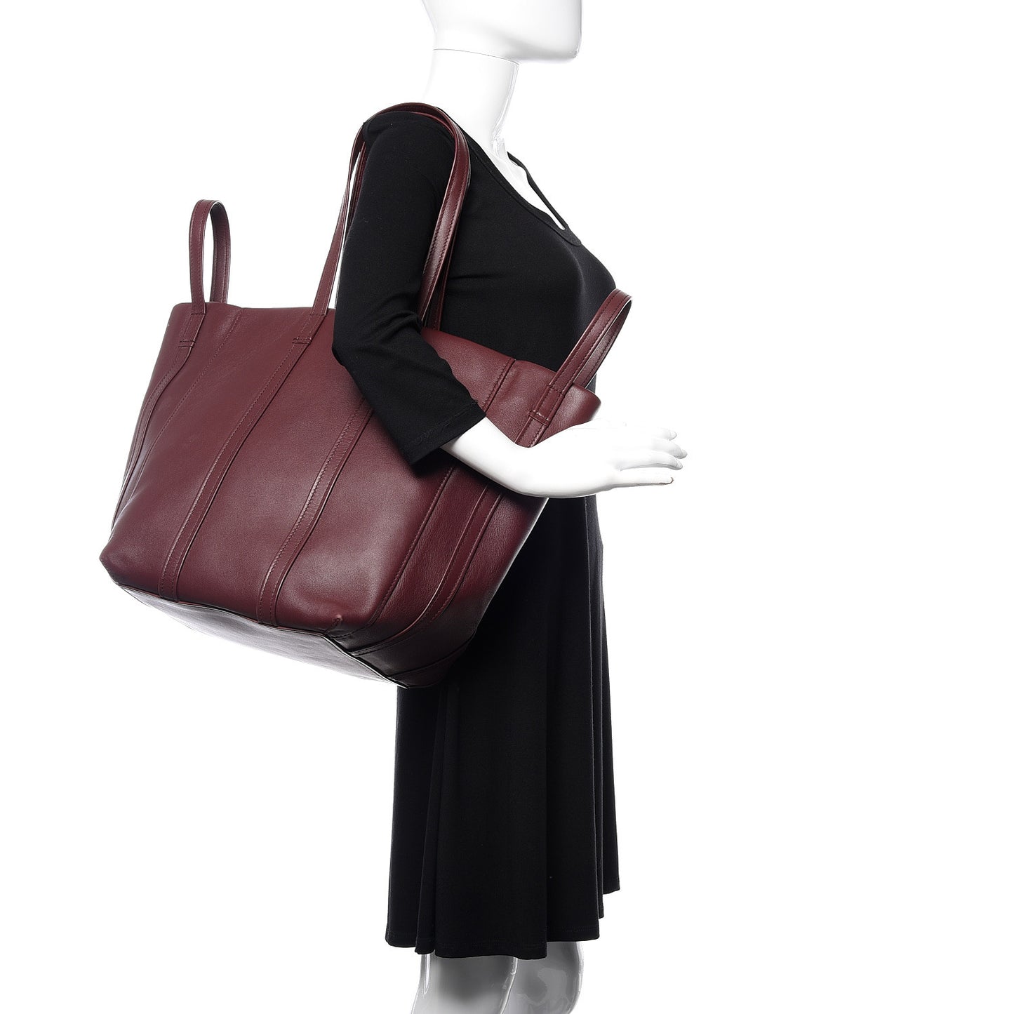 Calfskin Large Laundry Cabas Tote