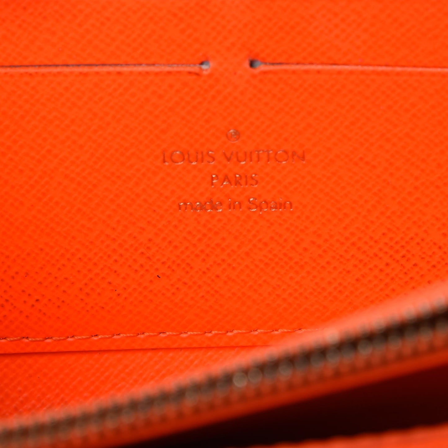 Monogram Graffiti Zippy Wallet Orange