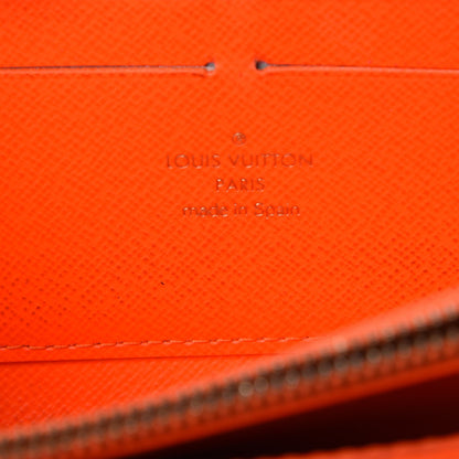 Louis Vuitton Monogram Graffiti Zippy Wallet Orange 6 of 13
