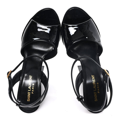 Vernice Grupy Sexy 95 Tanouk Platform Sandals 37.5 Black