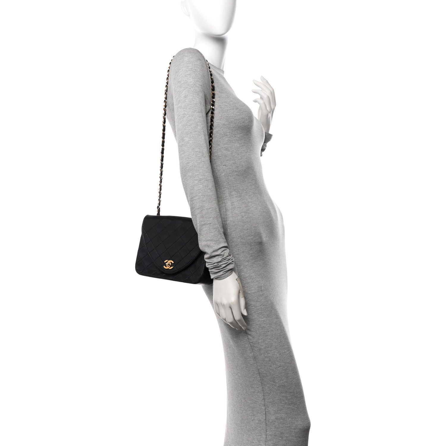 Chanel Lambskin Quilted Small Single Flap Black 2 of 11