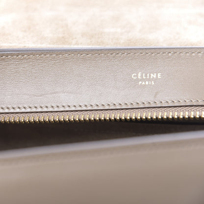Celine Smooth Calfskin Medium Trapeze Souris 11 of 12