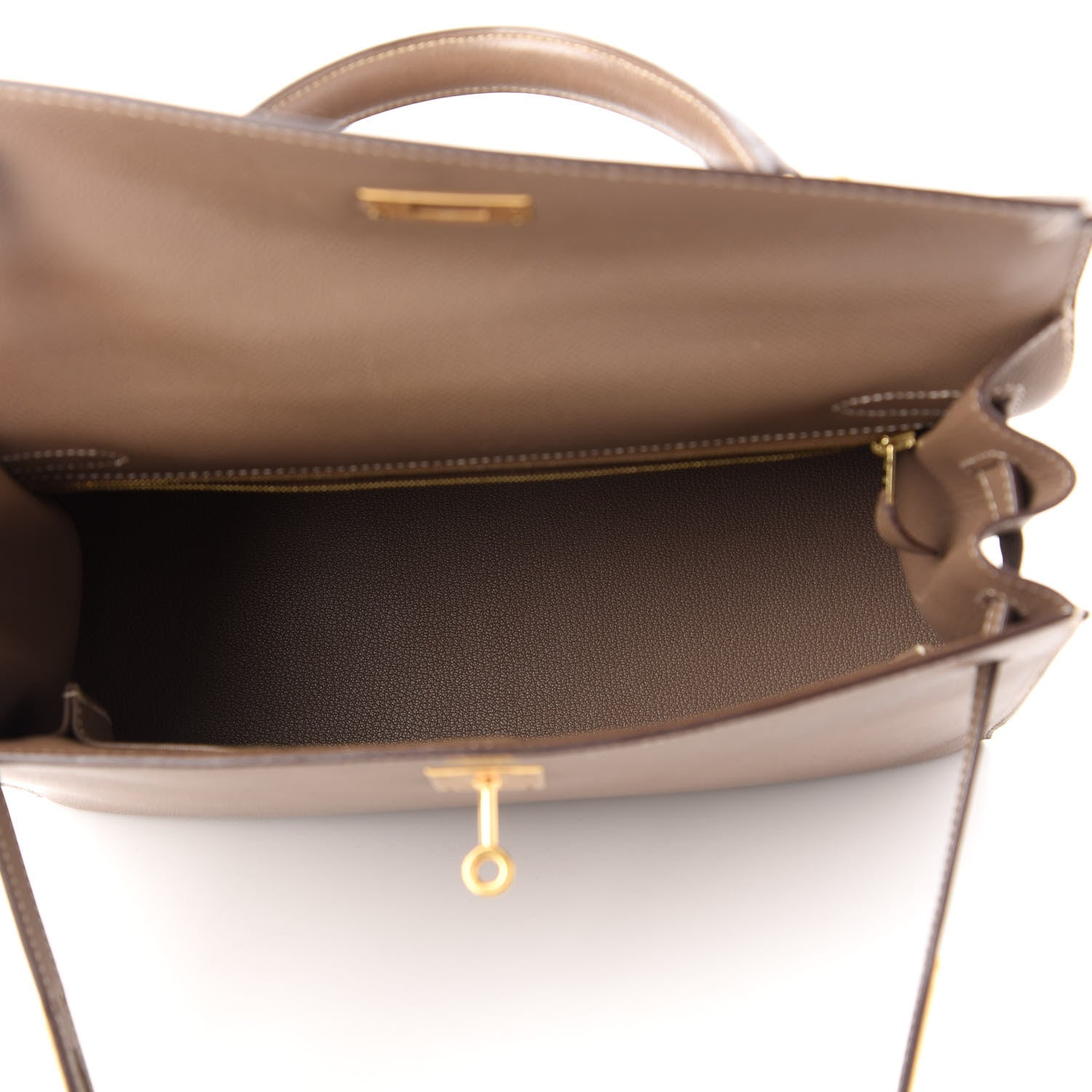 Hermes Epsom Kelly Sellier 32 Etoupe 5 of 10