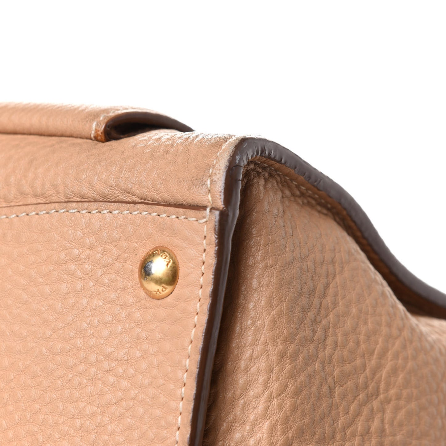 Vitello Phenix Shopping Tote Sabbia