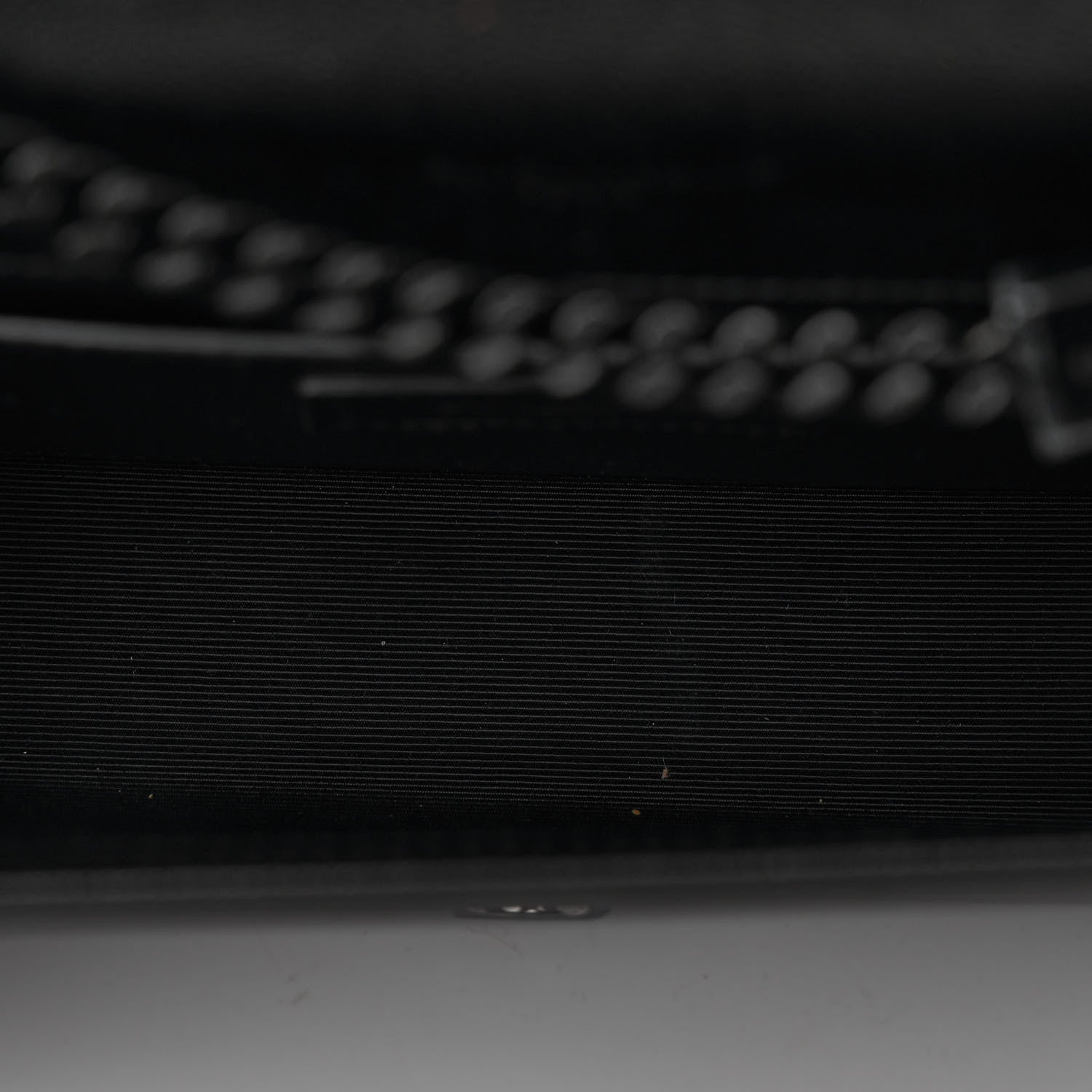 Saint Laurent Grain De Poudre Small Monogram Monochrome Kate Satchel Black 5 of 9