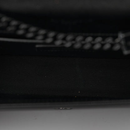 Saint Laurent Grain De Poudre Small Monogram Monochrome Kate Satchel Black 5 of 9