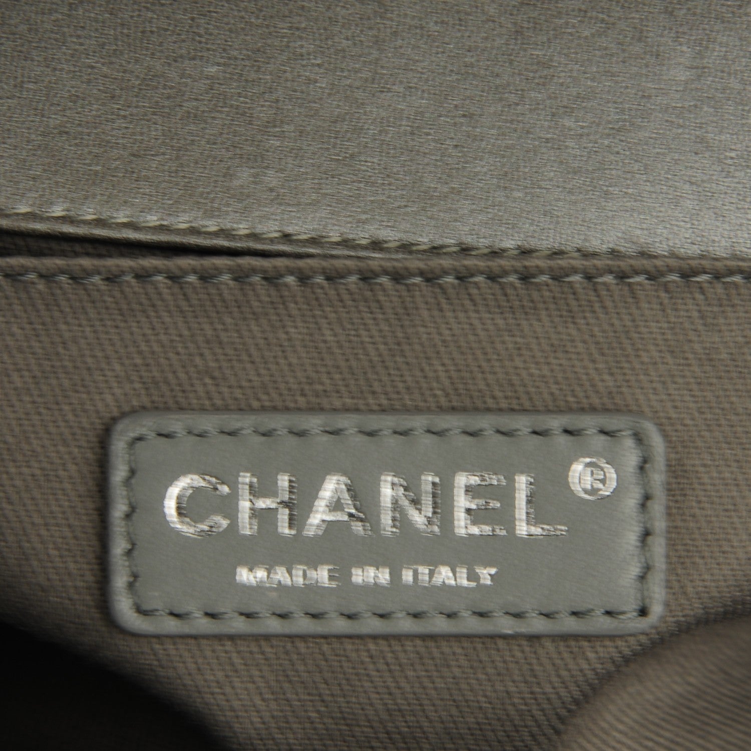 Chanel Lambskin Quilted Medium Boy Flap w Stingray Strap Silver 6 of 9