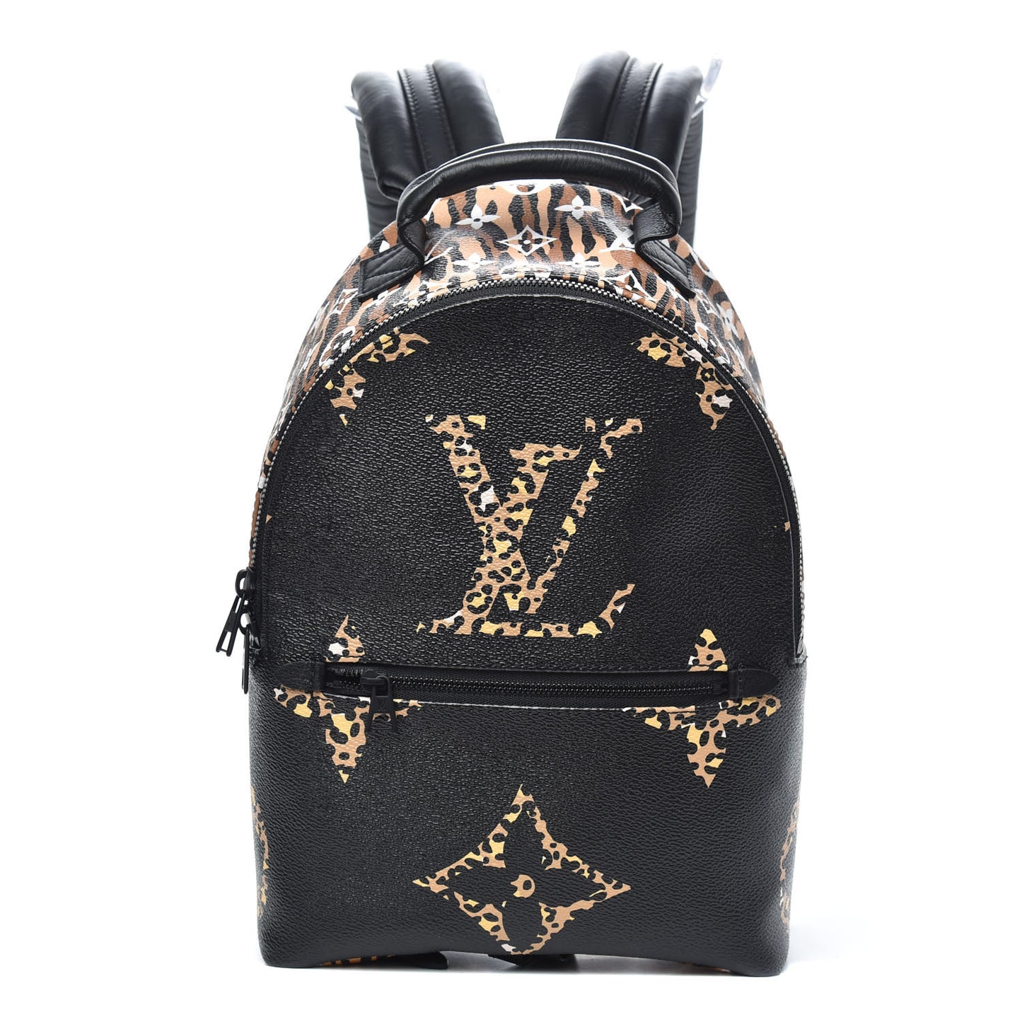 Monogram Giant Jungle Palm Springs Backpack PM Black