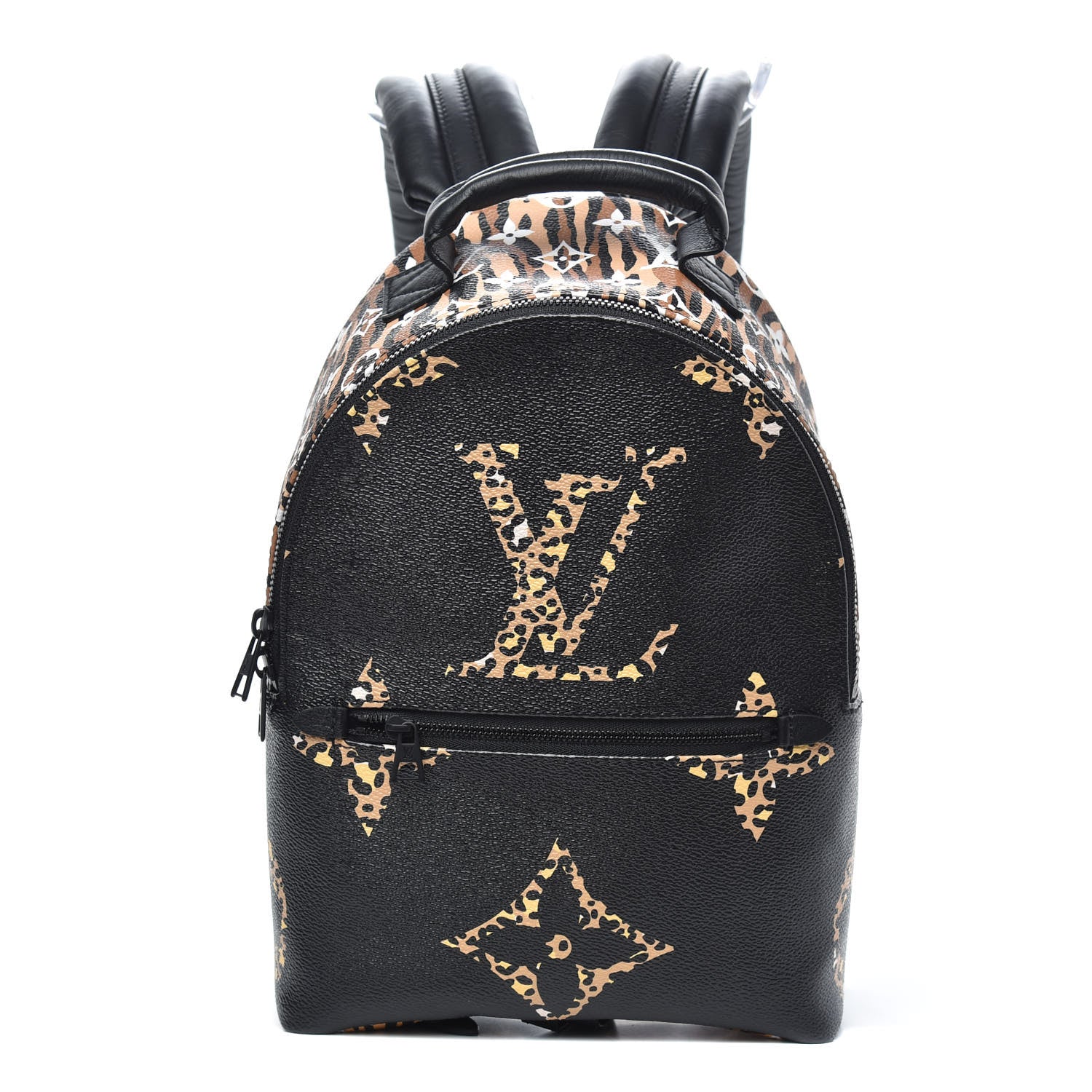 Louis Vuitton Monogram Giant Jungle Palm Springs Backpack PM Black 1 of 10