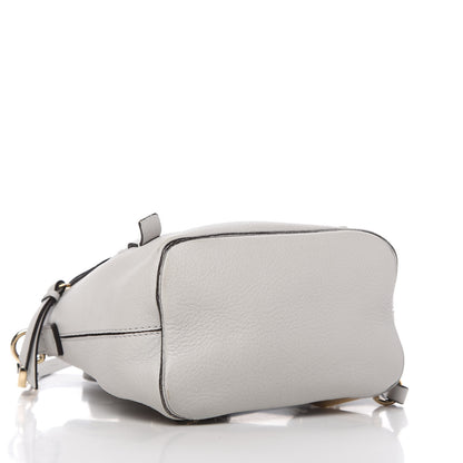 Chloe Suede Calfskin Mini Faye Backpack Airy Grey 4 of 9