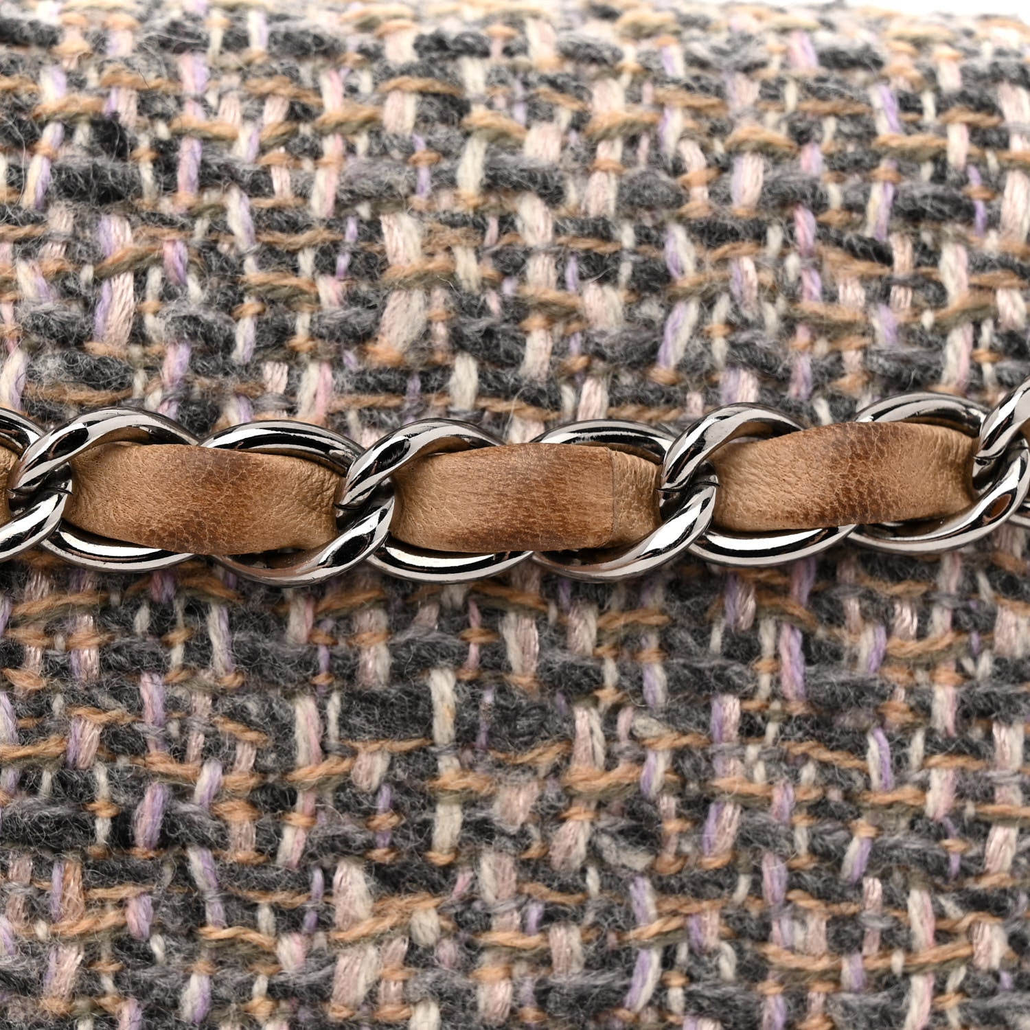 Chanel Tweed Small Fantasy Flap Grey 14 of 16