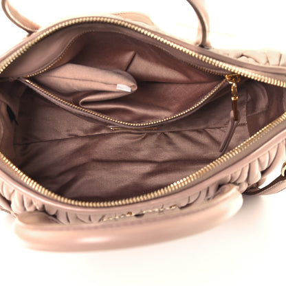 Miu Miu Nappa Matelasse Lux Mini Crossbody Tote 5 of 11