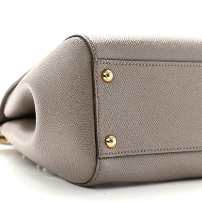 Dolce & Gabbana Dauphine Medium Miss Sicily Satchel Grey 8 of 15