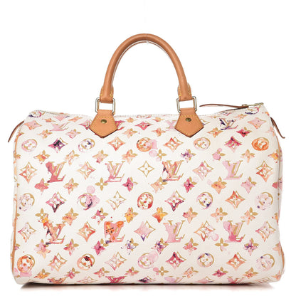 Louis Vuitton Watercolor Aquarelle Speedy 35 White 1 of 14