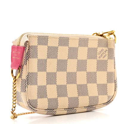 Louis Vuitton Damier Azur 2015 Christmas Animation Mini Pochette Accessories 4 of 9