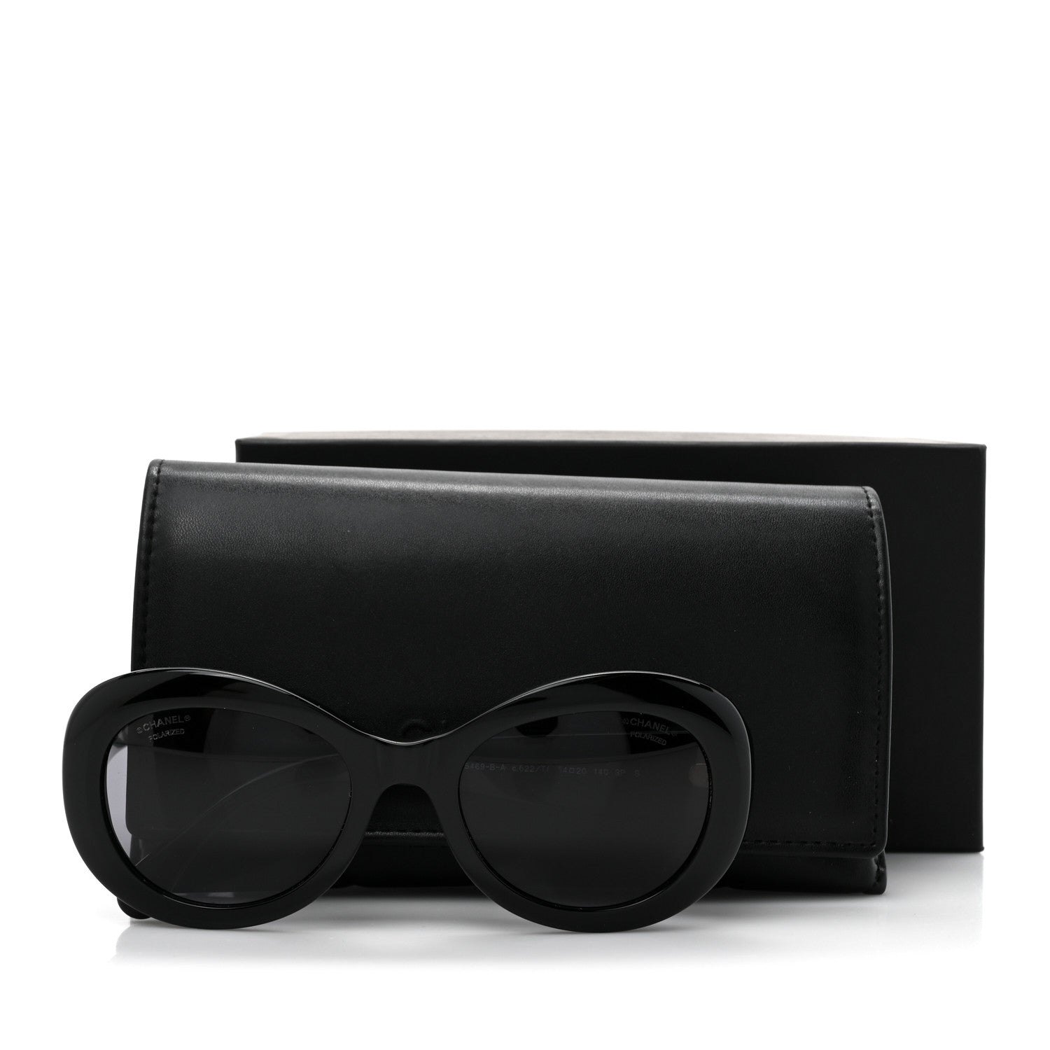 Chanel Acetate Polarized Oval CC Sunglasses 5469-B-A 1673607