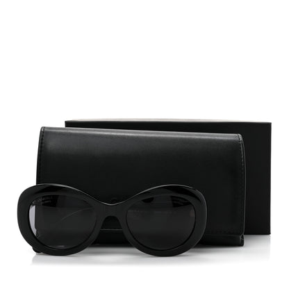 Chanel Acetate Polarized Oval CC Sunglasses 5469-B-A 8 of 8