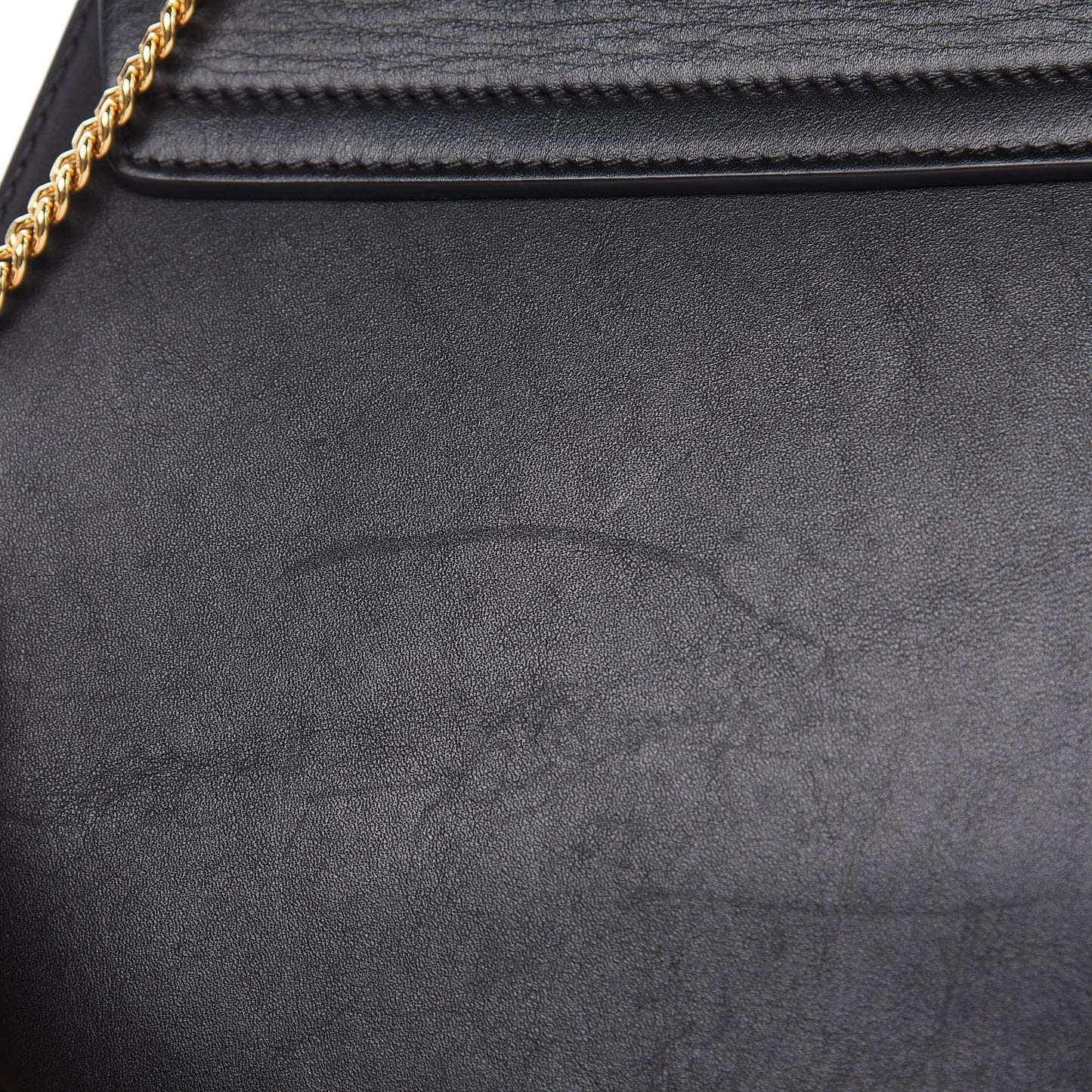 Suede Smooth Calfskin Drew Shoulder Bag Black