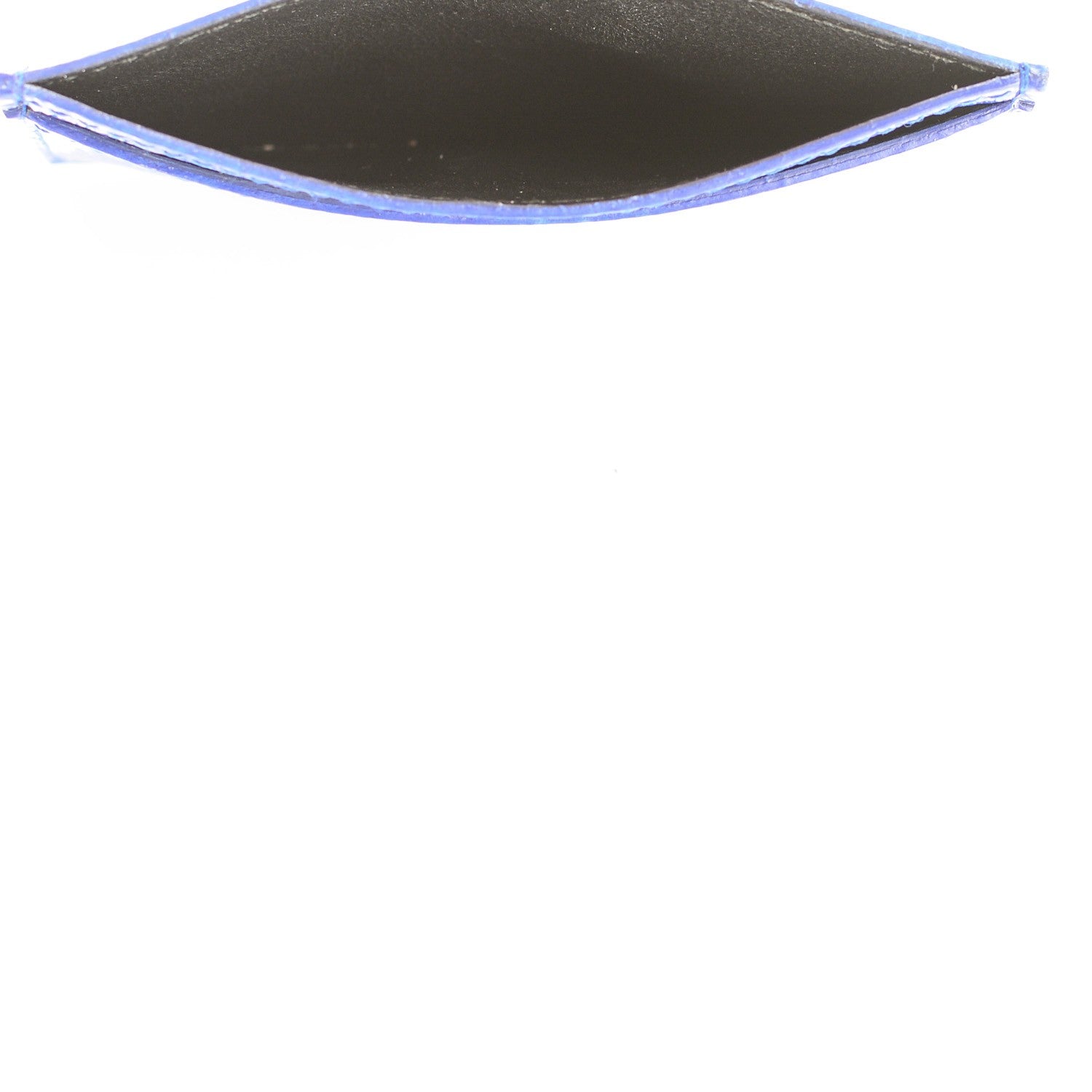 Saint Laurent Textured Patent Belle De Jour Card Case Royal Blue 5 of 7