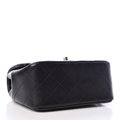 Chanel Lambskin Quilted Mini Square Flap Black 4 of 11