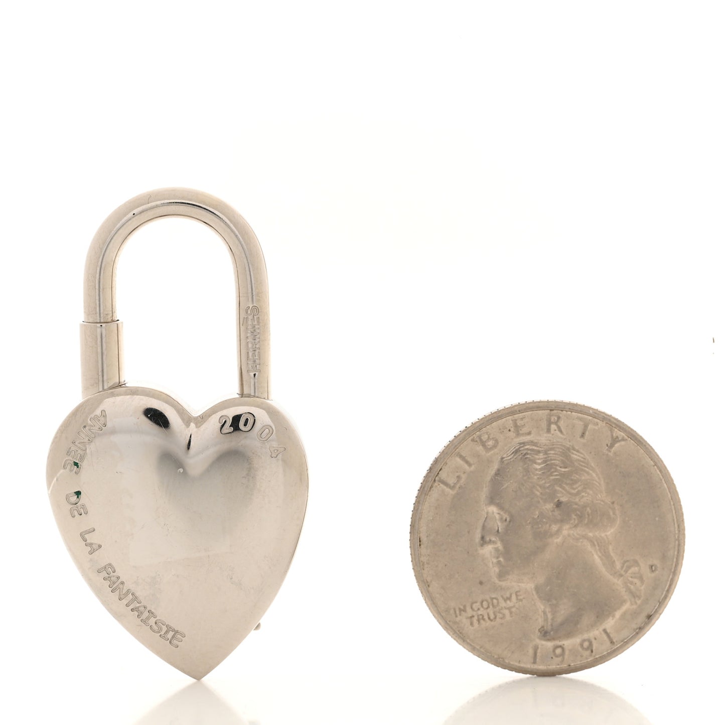 Palladium Annee De La Fantaisie Heart Cadena Lock