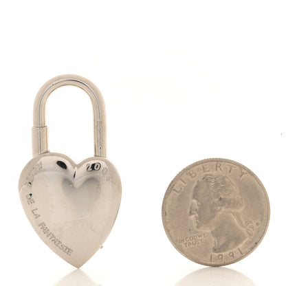 Hermes Palladium Annee De La Fantaisie Heart Cadena Lock 2 of 4