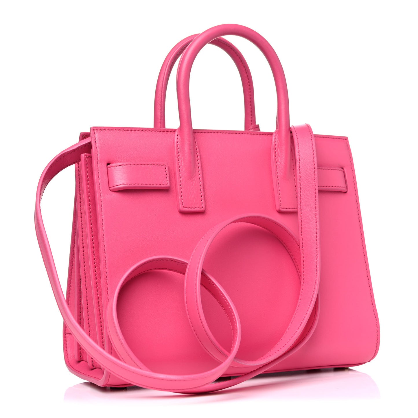 Calfskin Nano Sac De Jour Lipstick Fuchsia